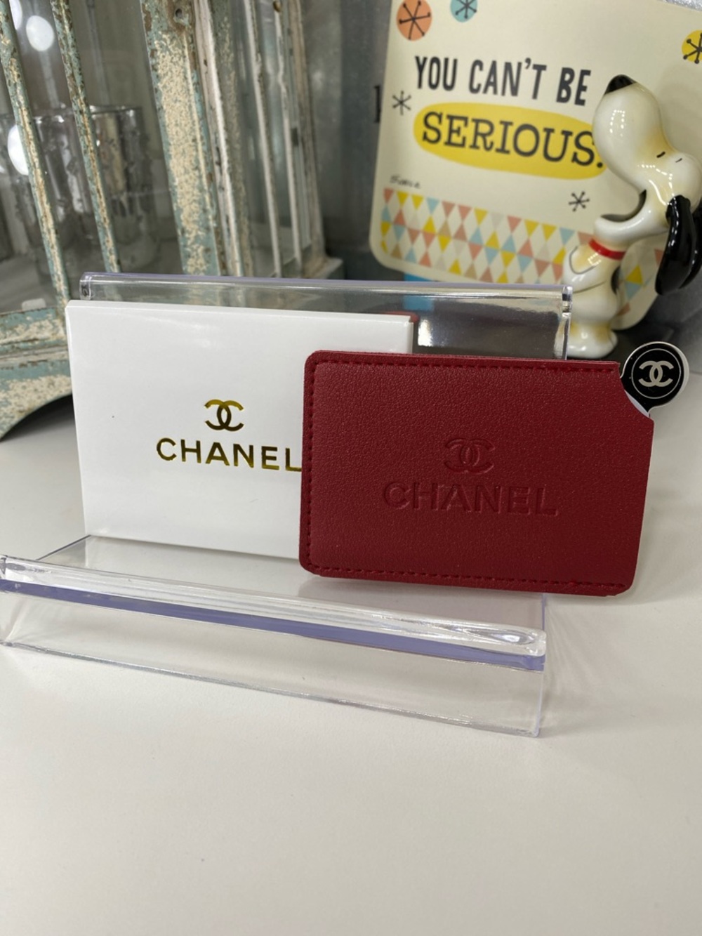 CHANEL pocket size  Mirror with Logo